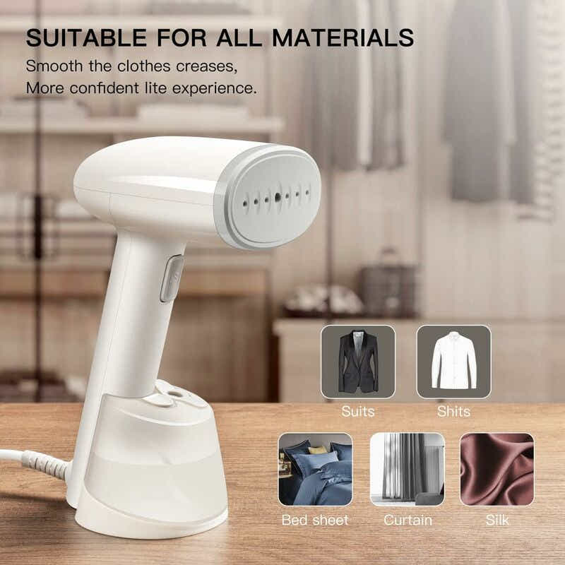 DS NA Portable Travel Vertical Steamer, 230Ml, 1200W Handy Steam Iron Fast Heat-