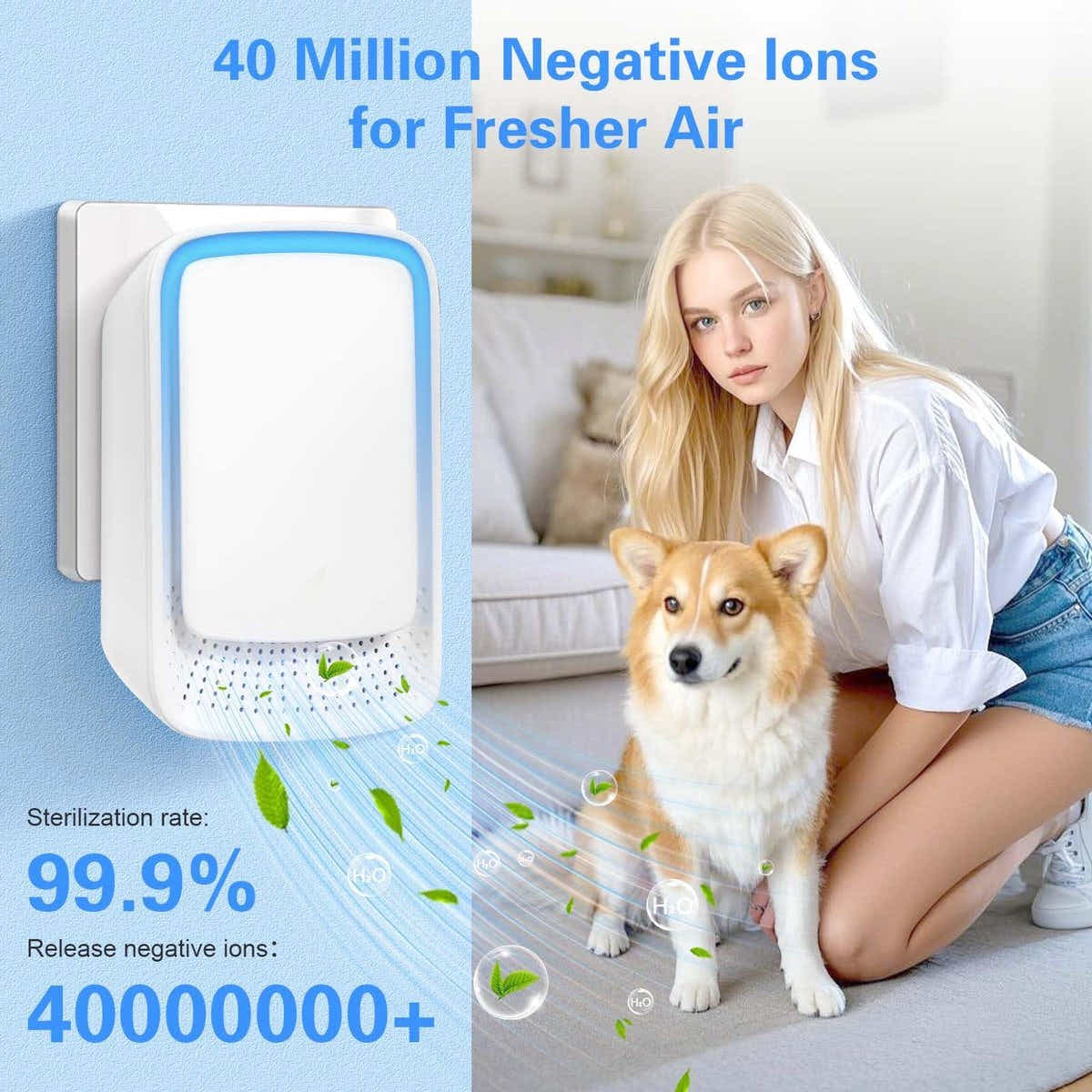 DS NA Air Purifier - Pack of 4 Plug-in Negative Ion Air Purifiers