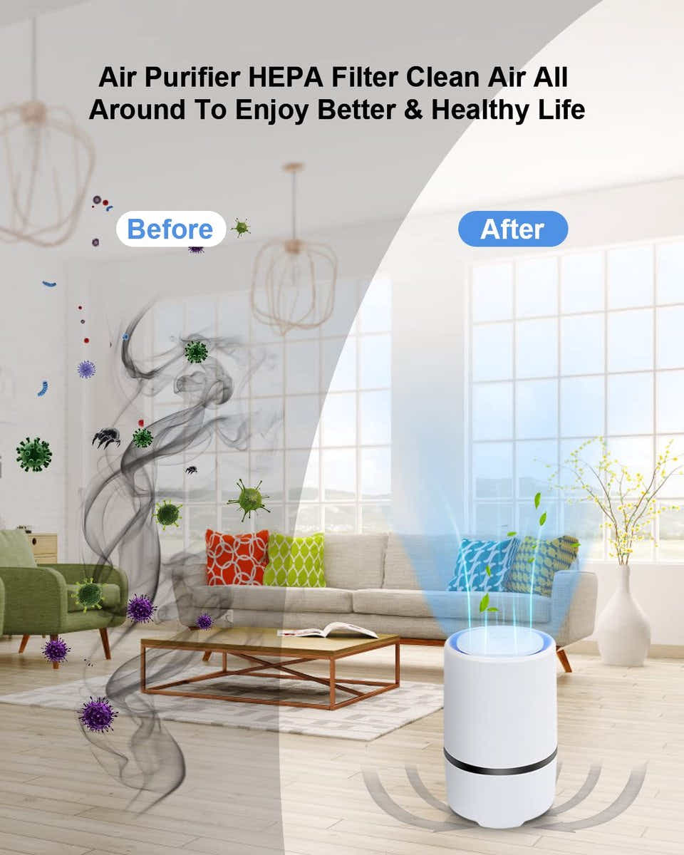DS NA Air purifier For living room, bedroom, office and baby's room