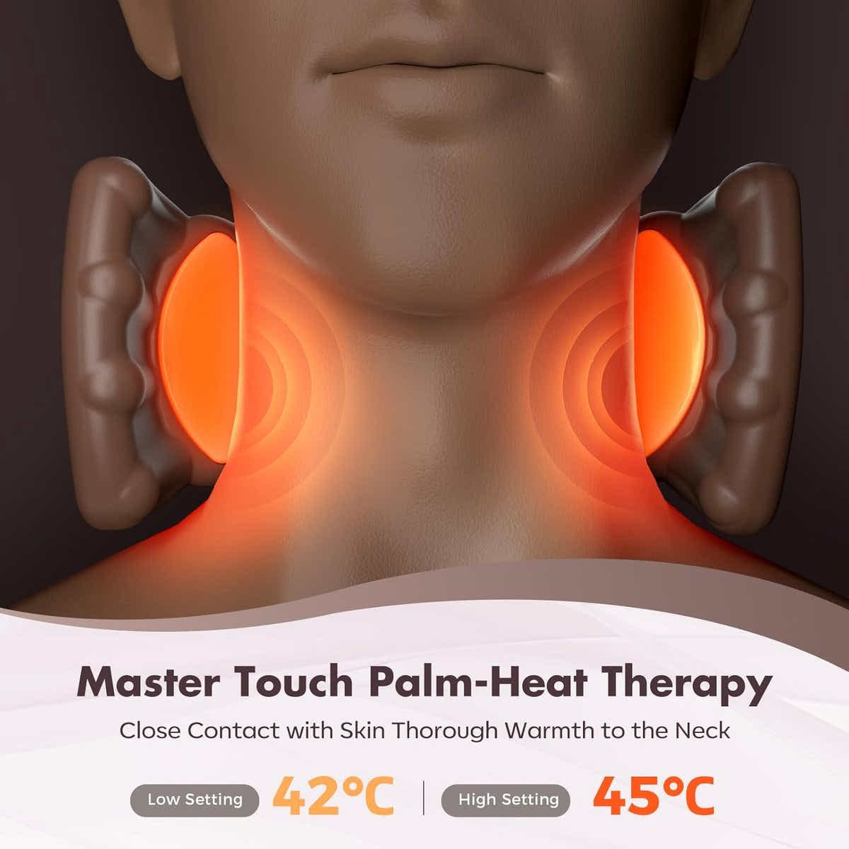 DS NA 4D neck massager, shoulder massager with heating, a cordless and portable