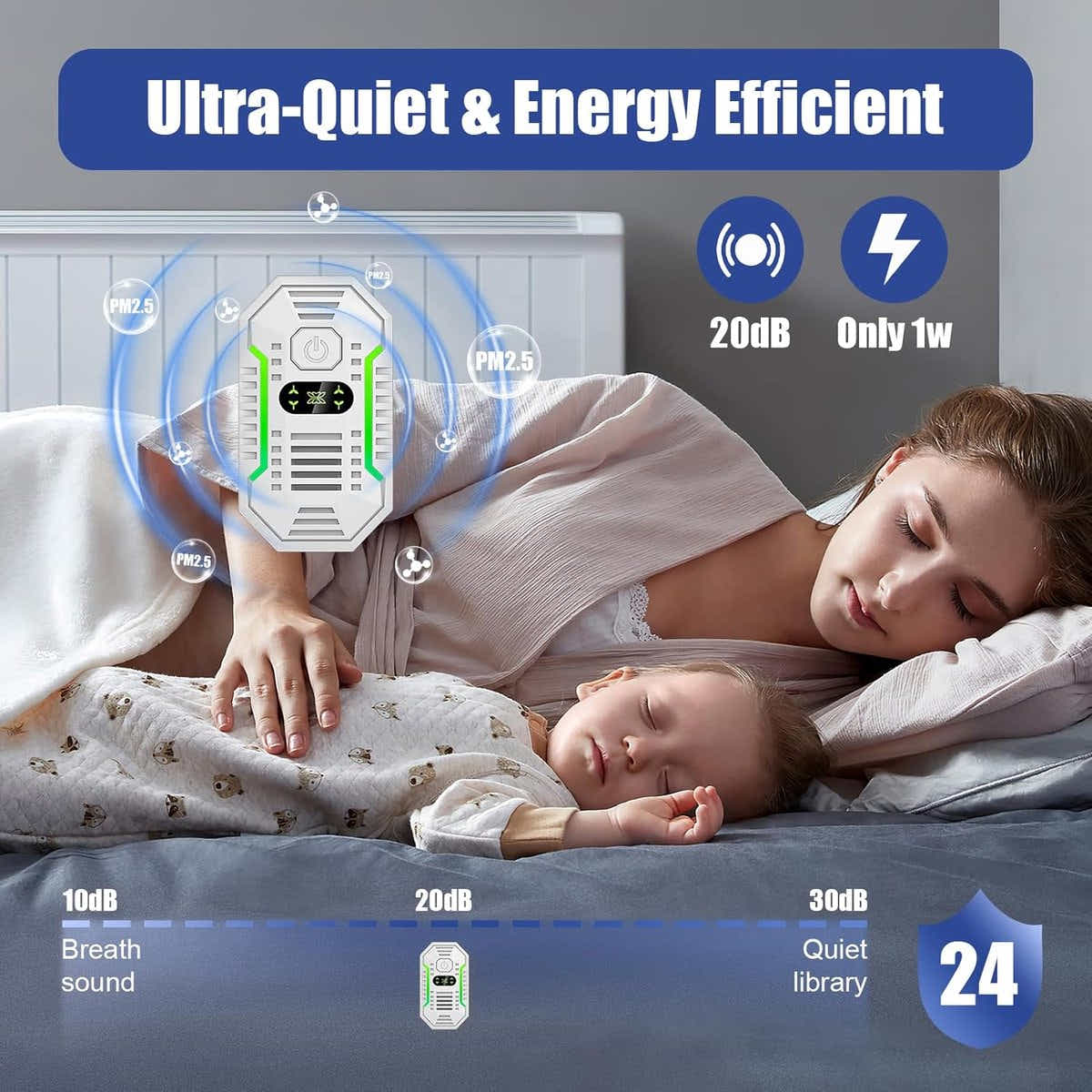 DS NA Air purifier - Plug-in negative ion air purifier