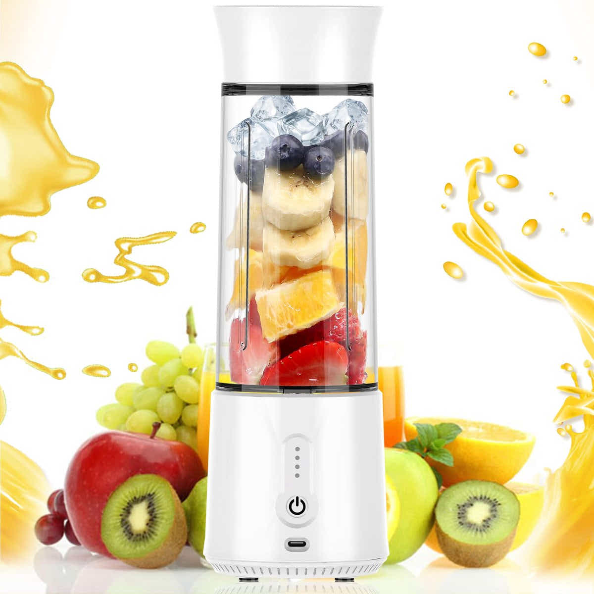 DS NA Blender - Mini Blender - Smoothie Maker - USB Rechargeable Mini Blender