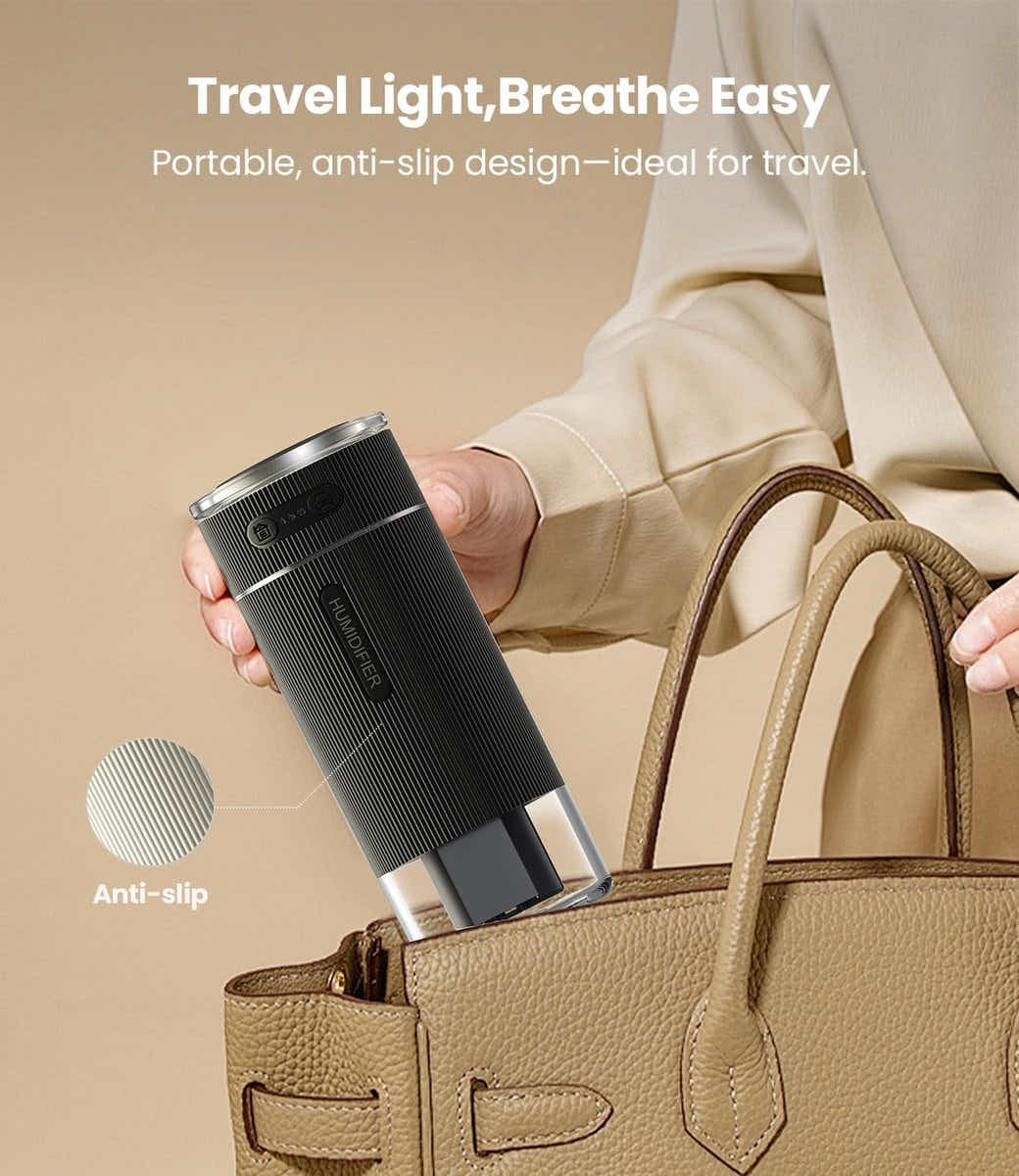 DS NA Humidifiers Mini desktop humidifier for travel, office - Black