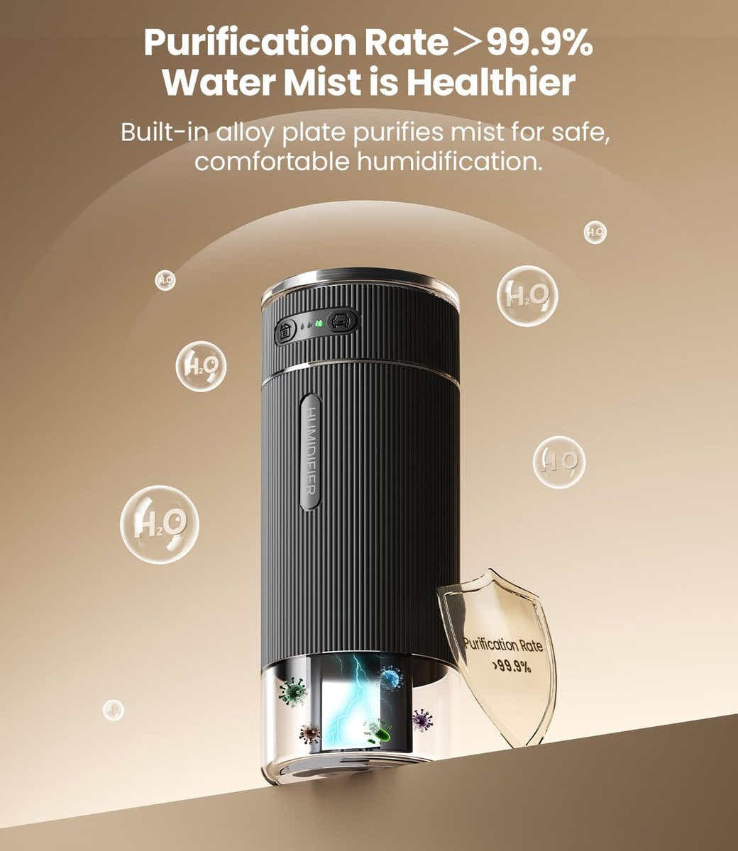 DS NA Humidifiers Mini desktop humidifier for travel, office
