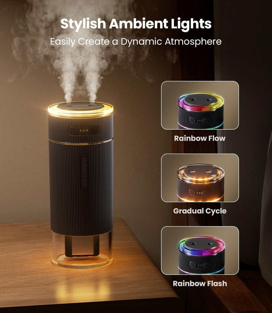 DS NA Humidifiers Mini desktop humidifier for travel, office