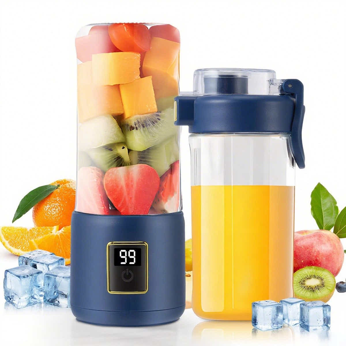 DS NA Portable Blender - Mini Blender - 12 Blades - Portable - On-the-Go Blender