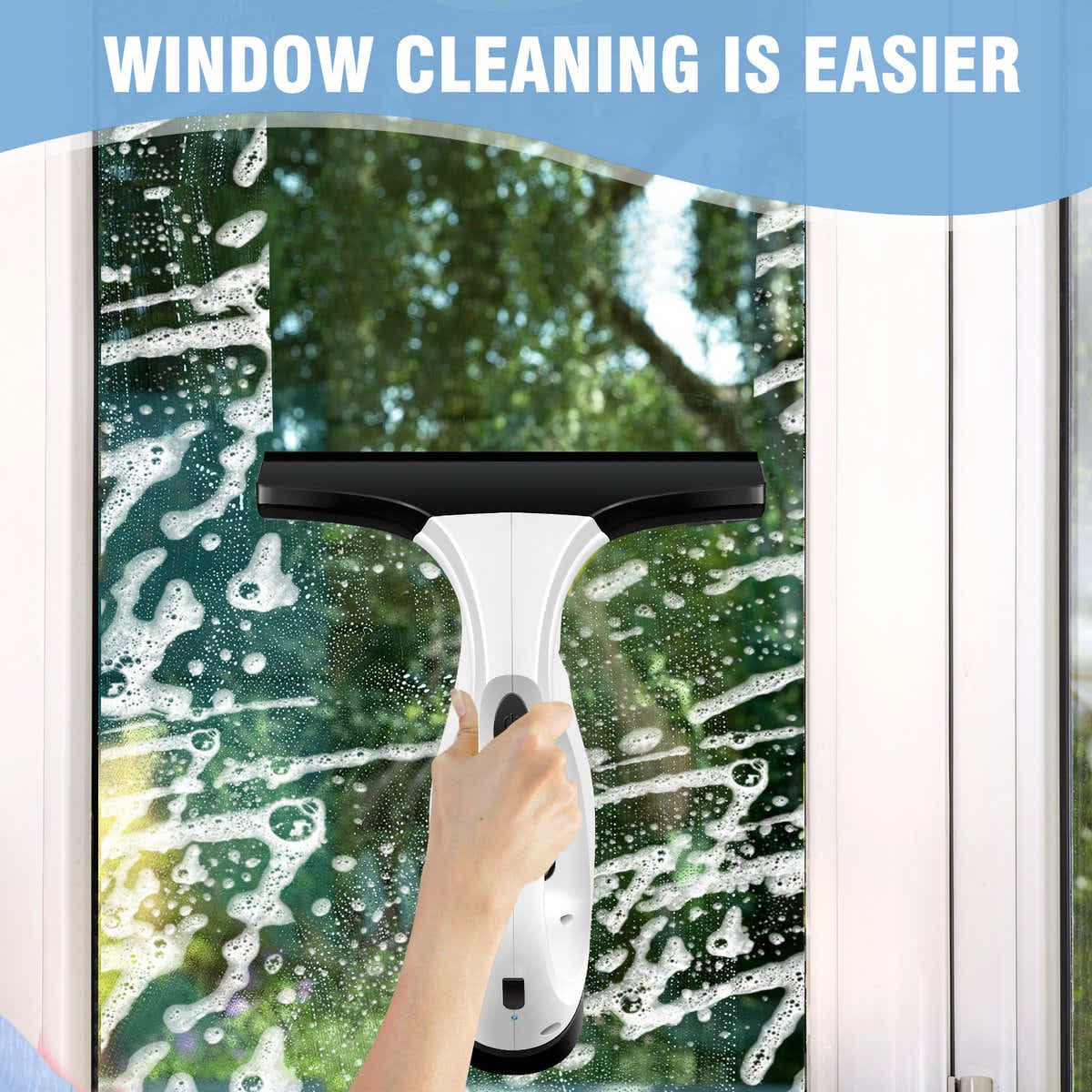 DS NA Windshield Wiper – Window Cleaner Squeegee Tool for Glass & Car Windshields