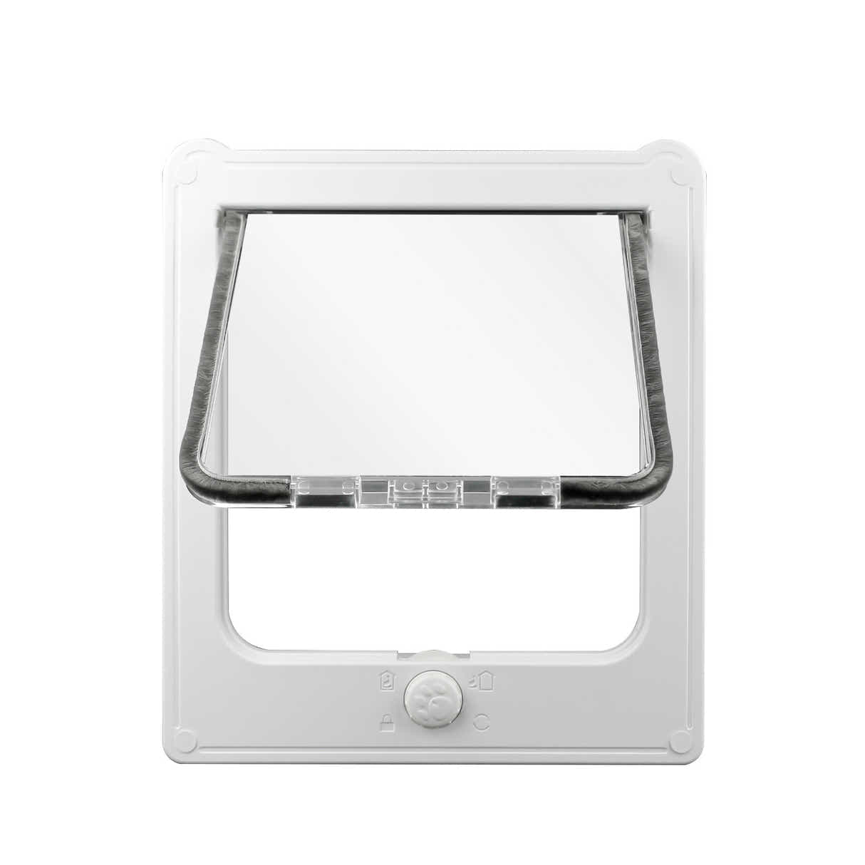 DS NA Cat Mate cat flap, white, comfortable for cats to get in and out