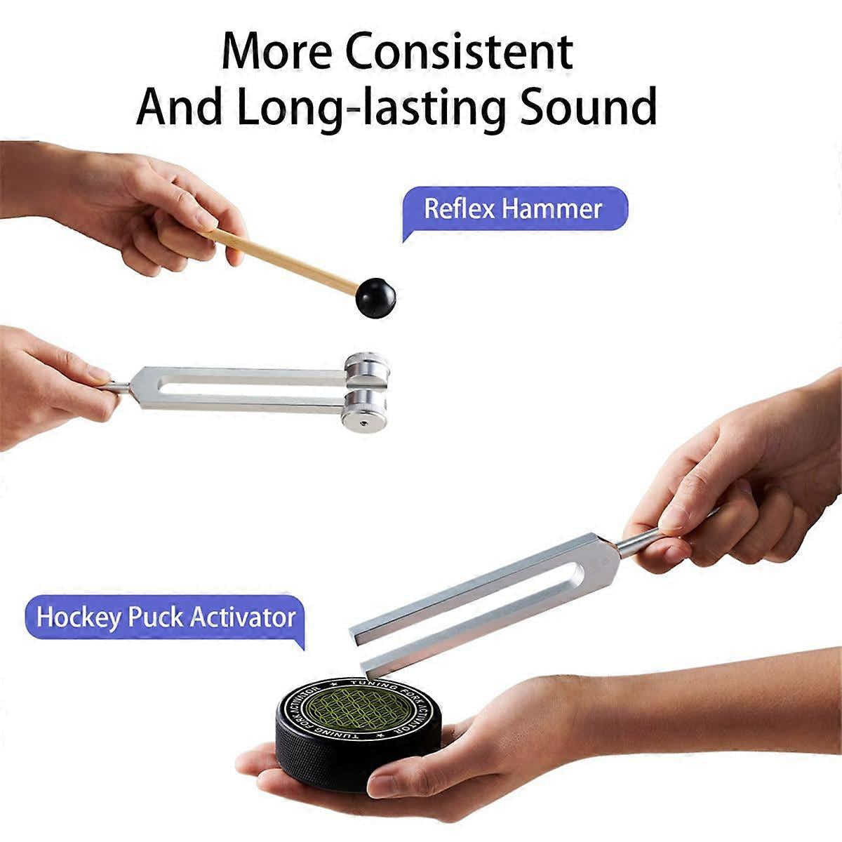 DS NA Healing Tuning Forks Set – 128Hz, 136.1Hz, 256Hz & 384Hz Frequencies