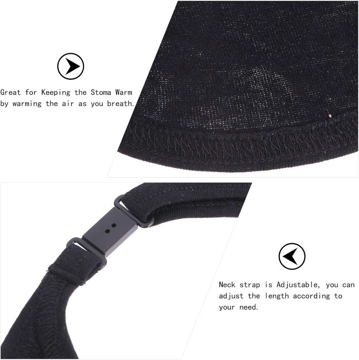 DS NA Tracheostomy Neck Stoma Protector Dust- Proof Neck Trachea Protector Dust-