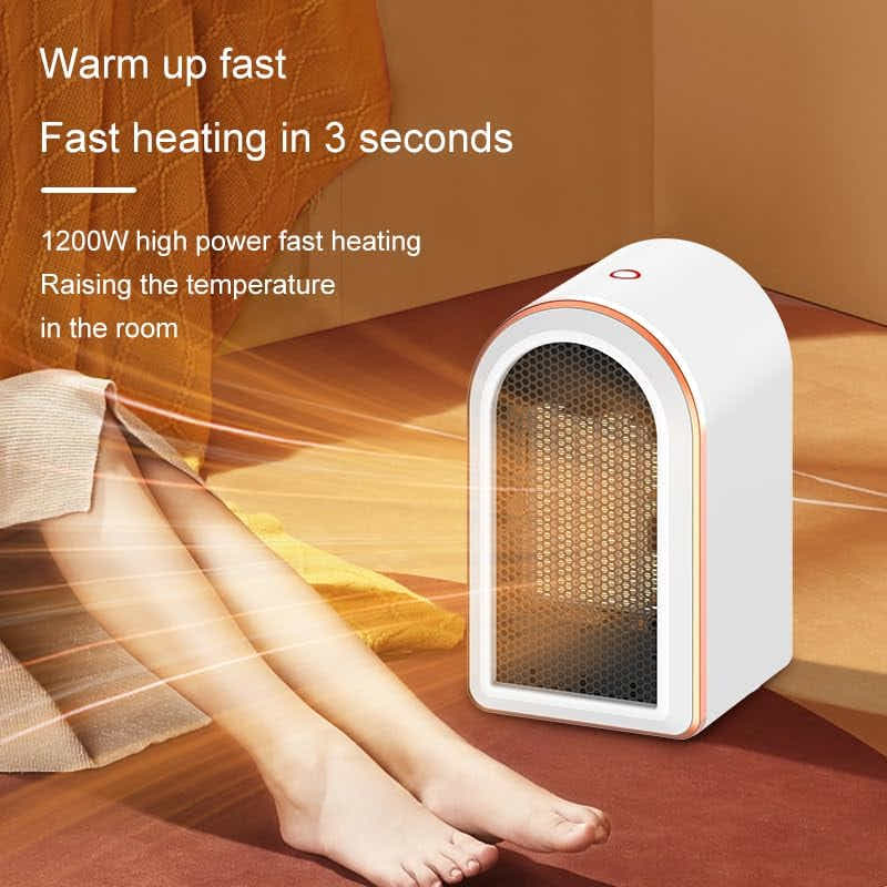 DS NA Fan Heater - 1200W Portable Heater with PTC Graphene Heating
