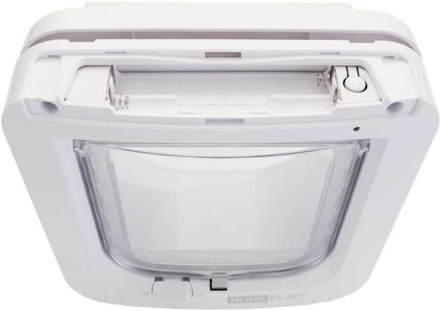 DS NA Cat Mate cat flap, white, comfortable for cat to get in and out