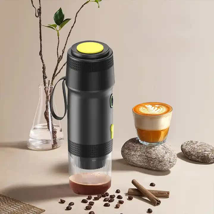 DS NA Black Portable Fully Automatic Espresso Coffee Machine - Universal 3-in-1