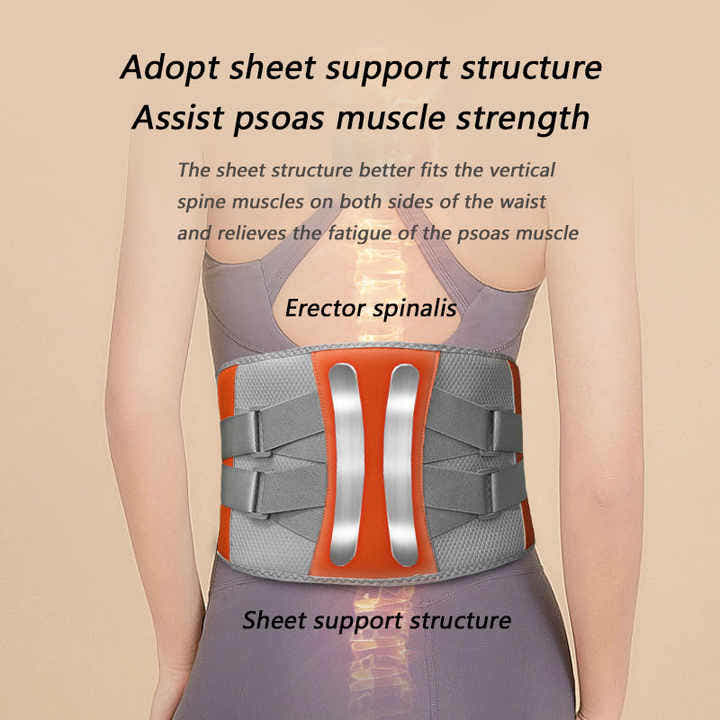 DS NA Dark Blue Wireless Heated Waist Massager with Lumbar Support - Smart Back