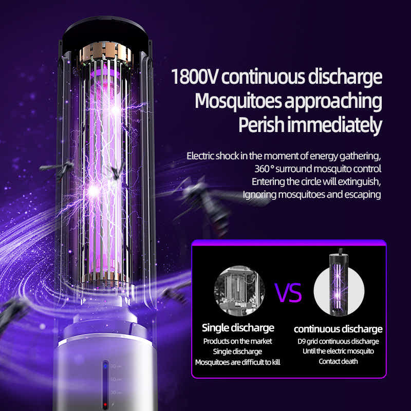 DS NA Electric Mosquito Killer Lamp with Detachable Housing and Timer Function