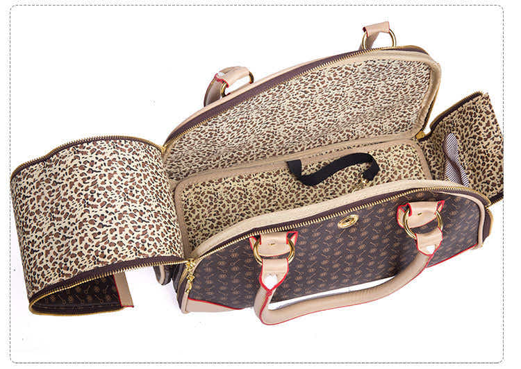 DS NA Portable Pet Travel Bag - Anti-Crush Dog Carrier for Outdoor