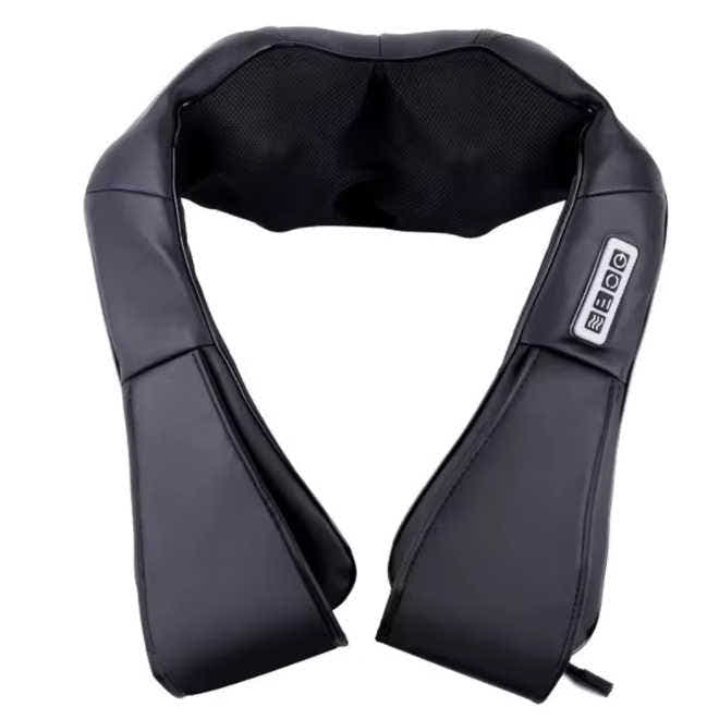 DS NA Portable Kneading Neck and Shoulder Massager with Heat - Four-Button