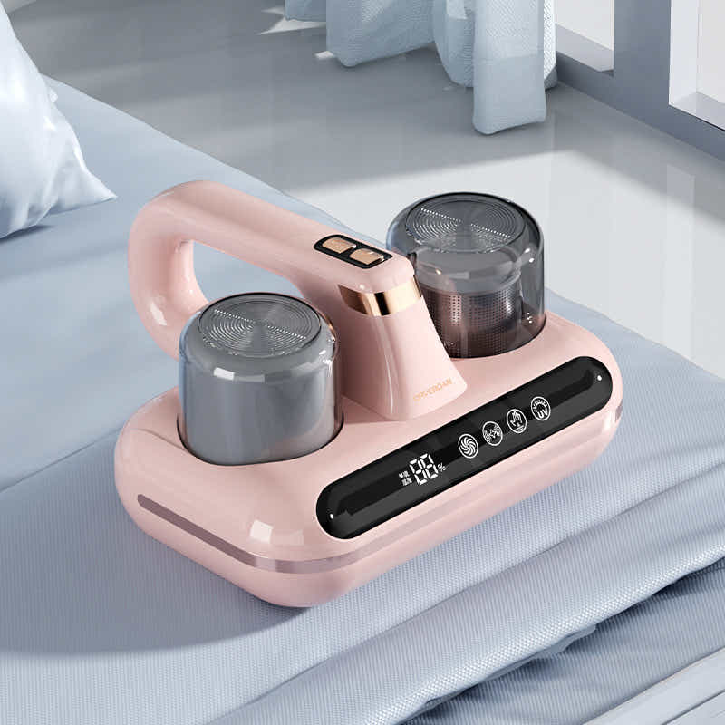 DS NA Pink Without humidity display Wireless Dust Mite Vacuum Cleaner with UV St