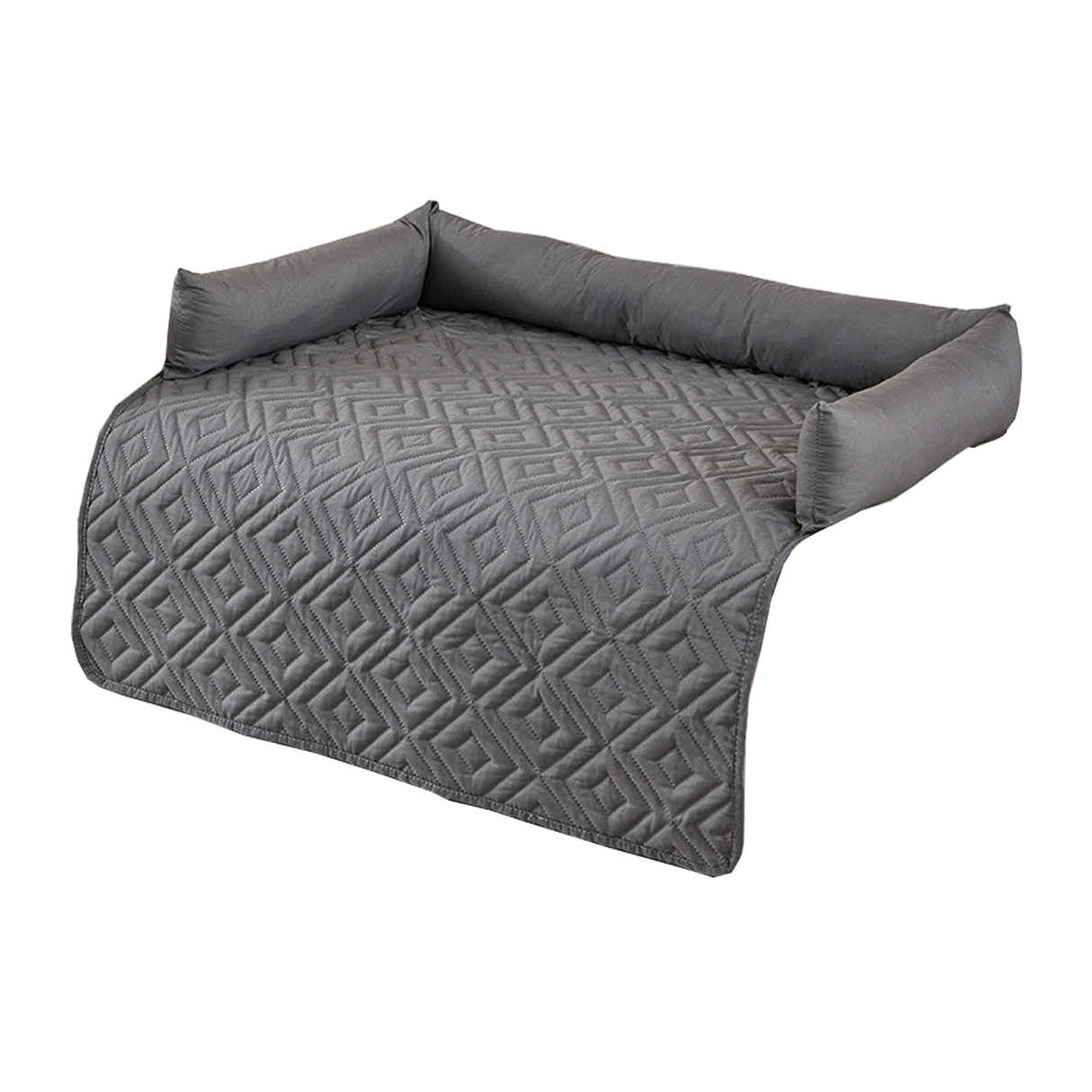 DS NA 90×120CM Black Waterproof & Scratch-Resistant Pet Sofa Protector Mat