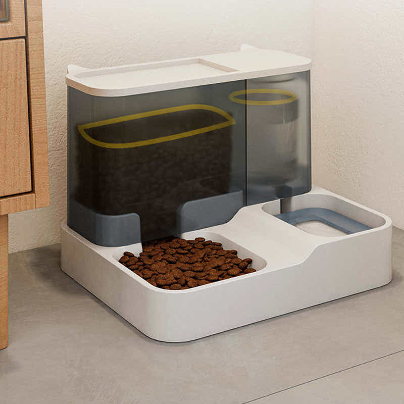 DS NA Pink Pet Feeder 3L Automatic Cat Feeder and Water Dispenser - Hassle-Free
