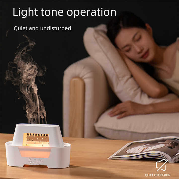 DS NA Black 300ml Ultrasonic Aroma Diffuser with Cracked Light Design - Cool