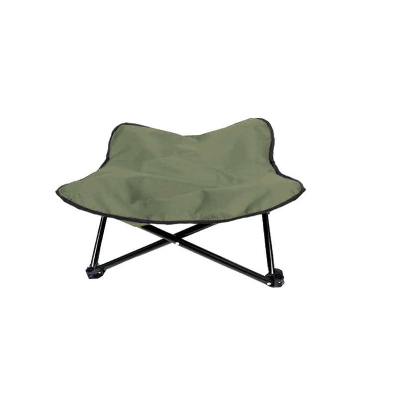 DS NA Green Elevated Comfort Pet Bed - Portable & Foldable Dog Cat Cot - Durable