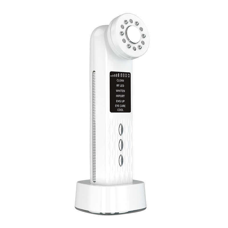 DS NA Multi-Functional Facial Beauty Device - Ultrasonic, EMS, RF LED, Cool - Wh