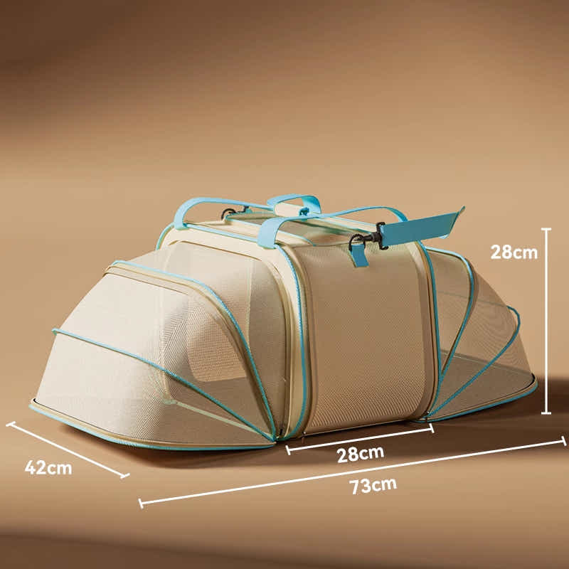DS NA Stylish Portable Pet Backpack – Spacious Pet Carrier with Anti-Stress