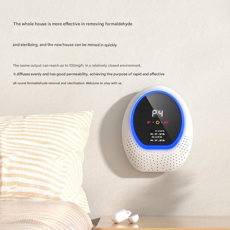 DS NA White Rechargeable Ozone Portable Odor Eliminator for Home, Pets & Closets