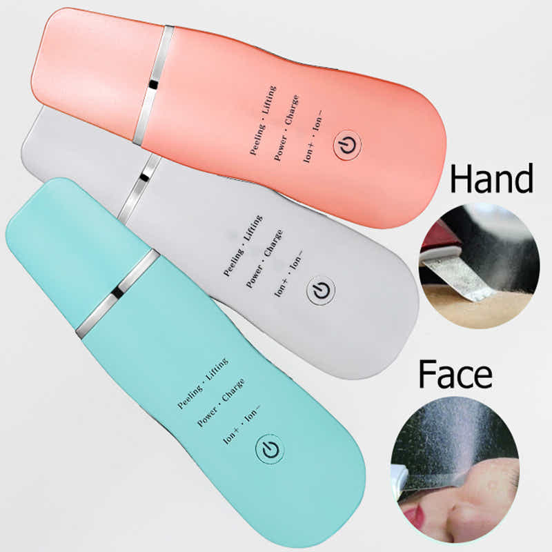 DS NA Ultrasonic Skin Scrubber - Deep Cleansing, Peeling, Lifting & Ion
