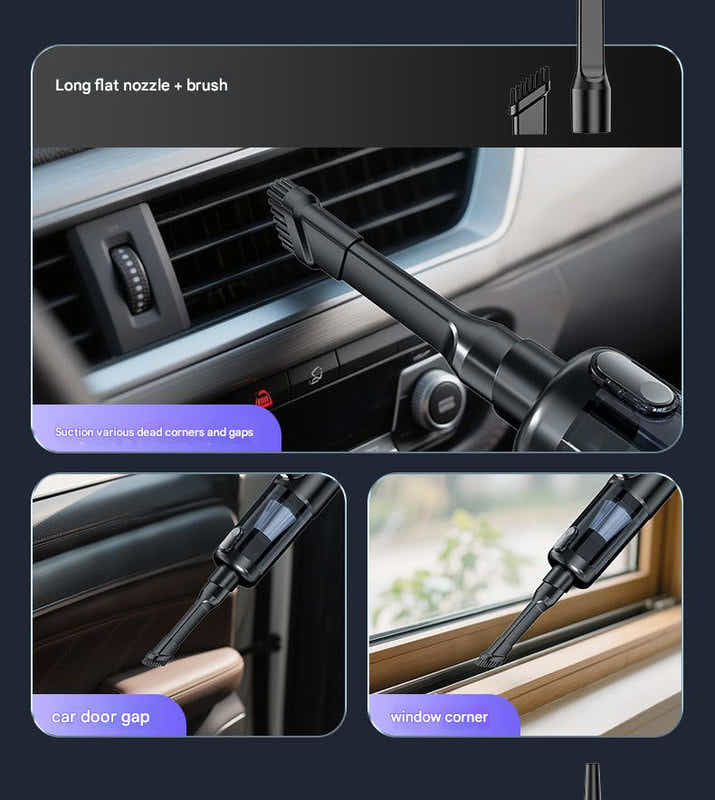DS NA Multi-Function Cordless Handheld Vacuum Cleaner & Blower - Powerful Brush