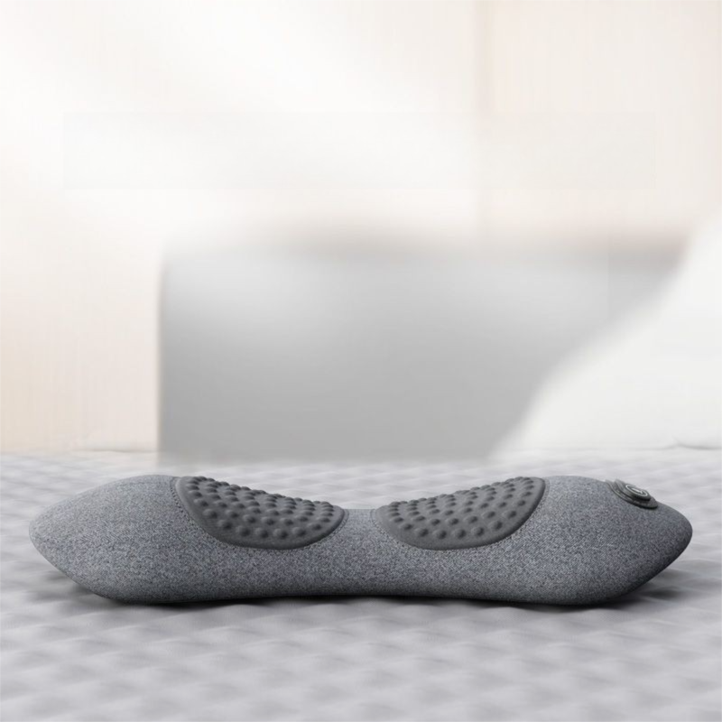 DS NA Light Grey 3-in-1 Heated Back Stretcher with Vibration Massage & Traction