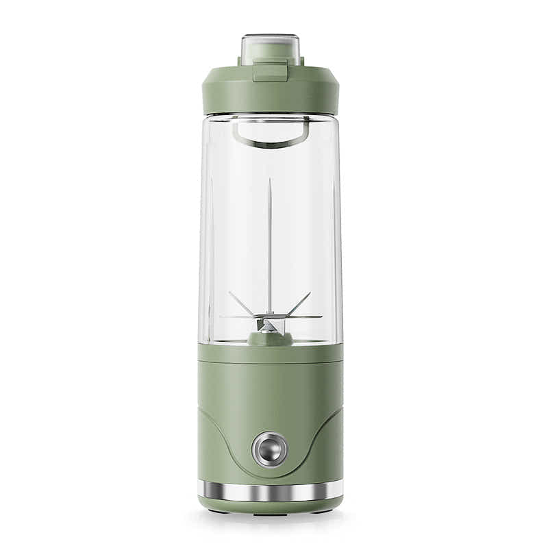 DS NA Green Portable Automatic Rechargeable Blender Wireless Juicer Mini Ice