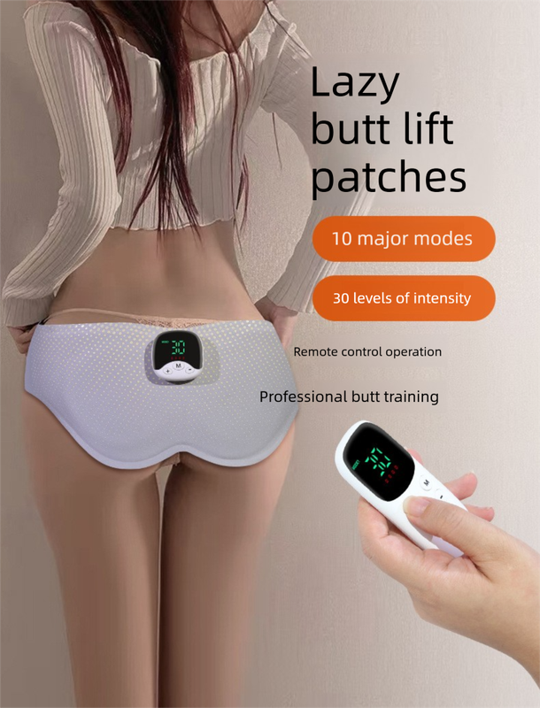 DS NA Electric Hip Trainer EMS Muscle Stimulator Buttock Lifting Belt with Remot