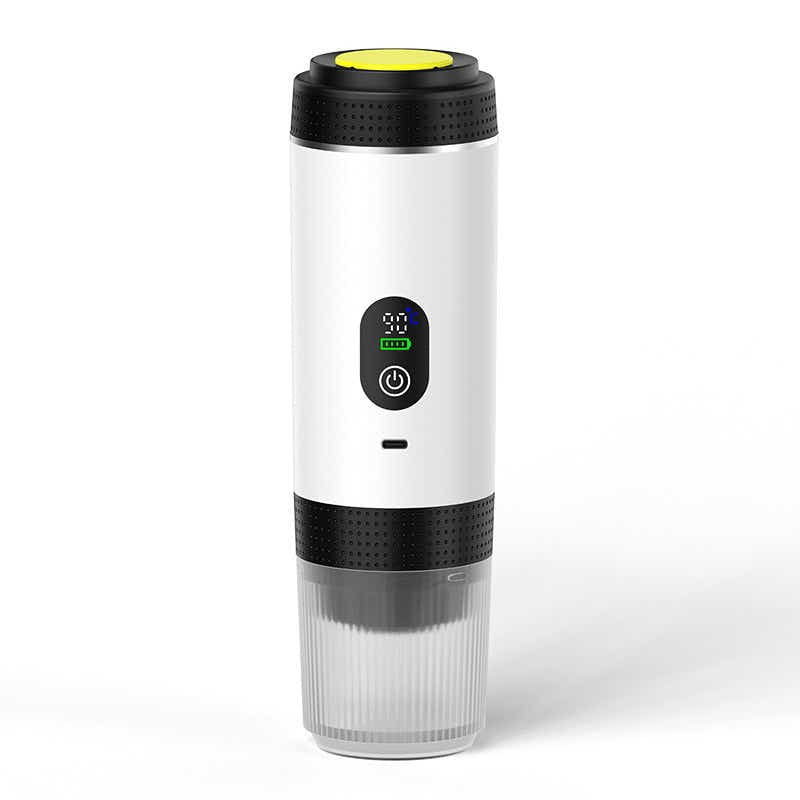 DS NA White 3-in-1 Portable Espresso Maker with Self-Heating and One-Touch Cold