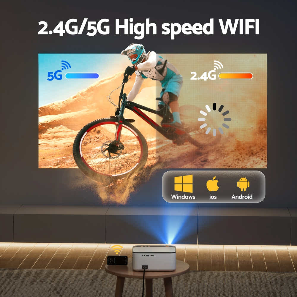 DS NA Devanti Video Project 4K 1080P Android 5G Wifi Home Cinema