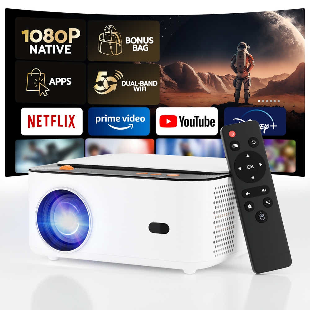 DS NA Devanti Video Project 4K 1080P Android 5G Wifi Home Cinema