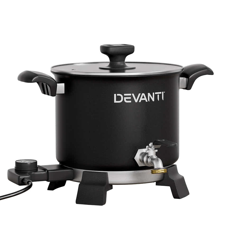 5L Wax Melter Candle Making 1200W Melting Pot Quick Pour Spout Soy Soap