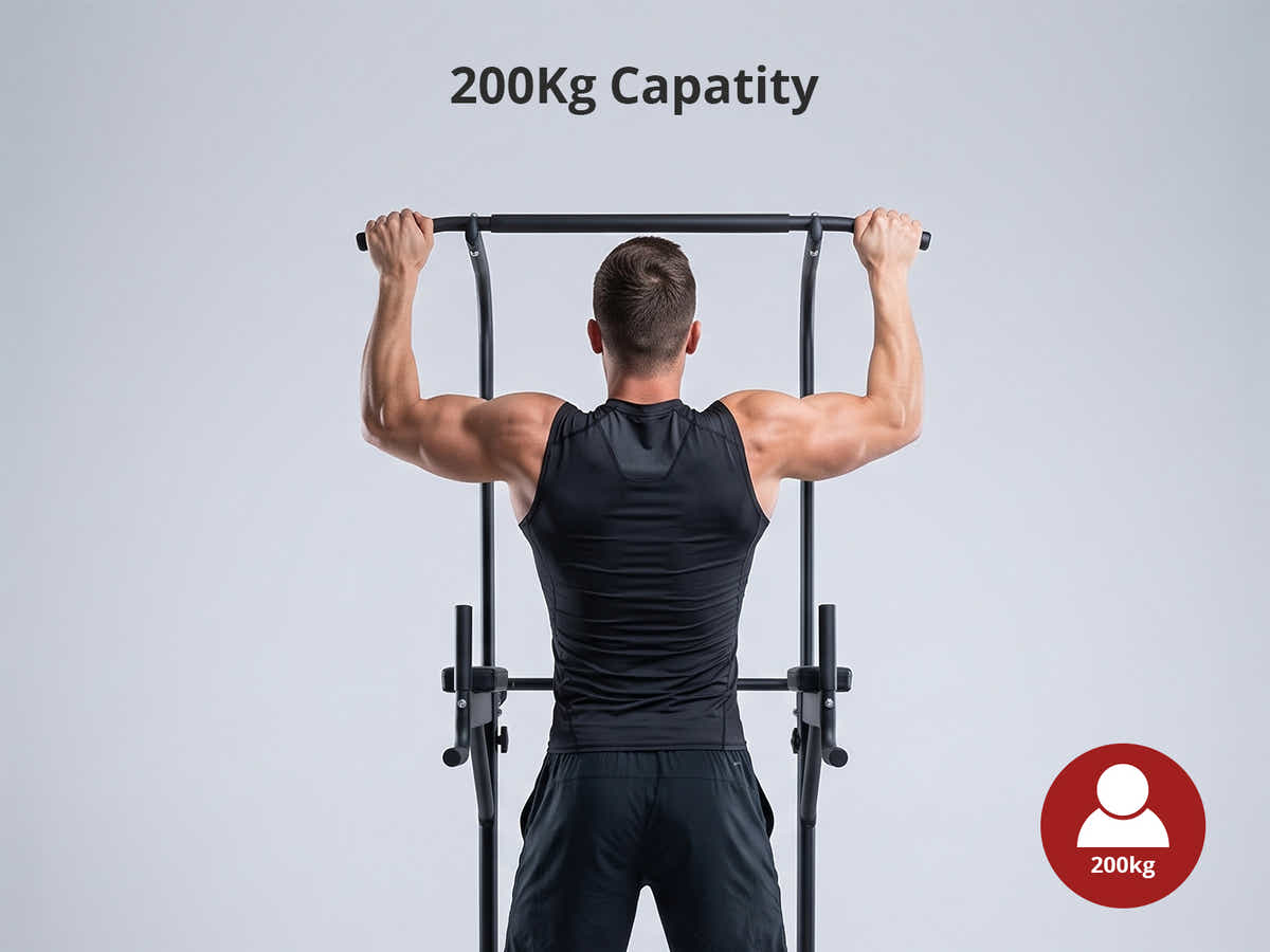 DS Power Tower 5-In-1 Pull Up Dip Stand