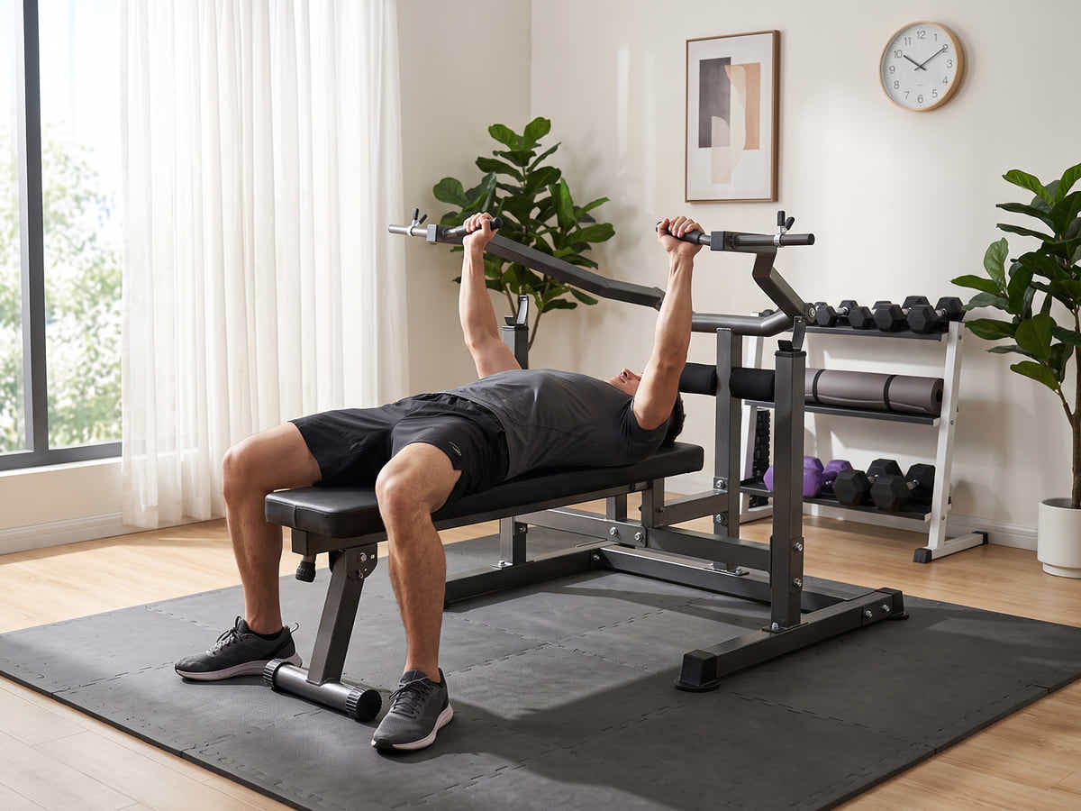 DS Chest Press Machine Folding Workout Bench