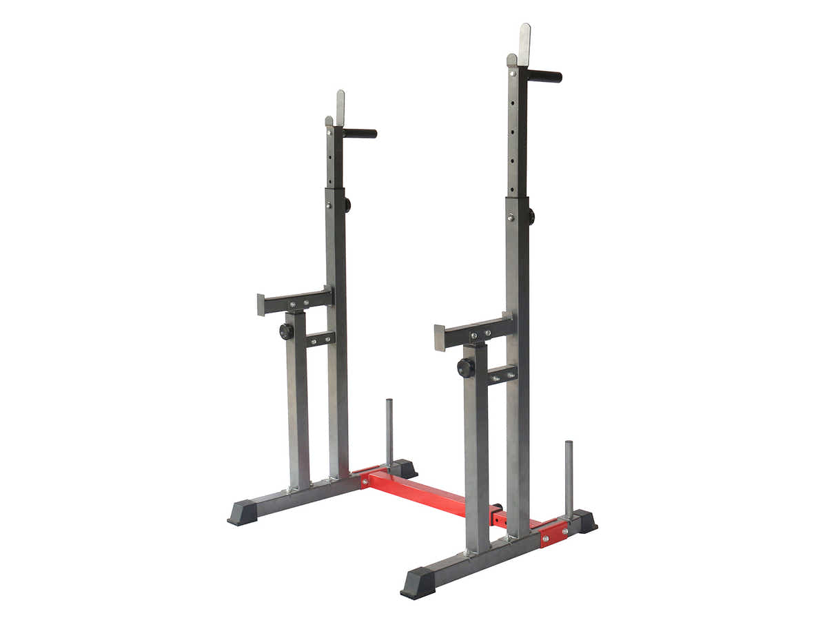 DS Adjustable Squat Rack With H-Frame Base
