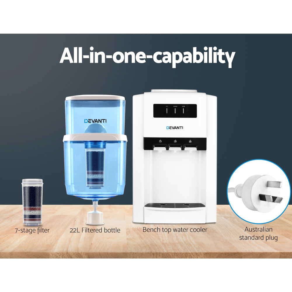 Water Cooler Dispenser Bench Top 22L