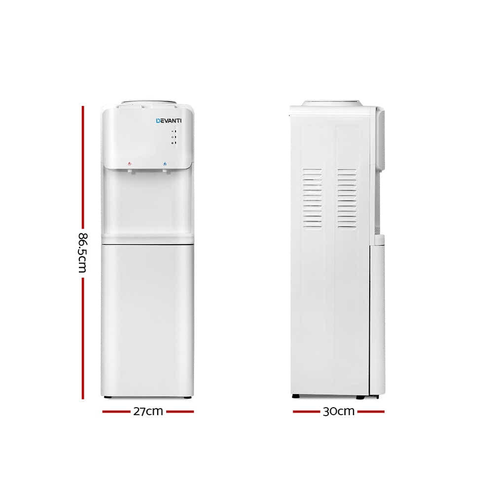 Water Cooler Dispenser Bottle Filter Purifier Hot Cold Taps Free Standing