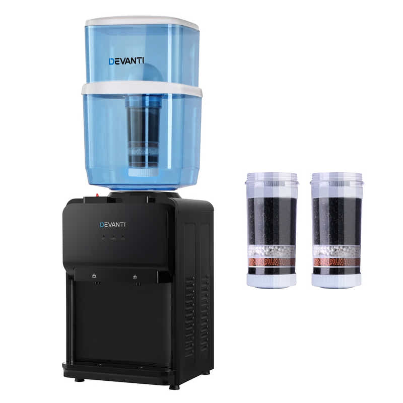 DS NA Water Cooler Dispenser 22L Bench Top Chiller Purifier Filter Hot Cold
