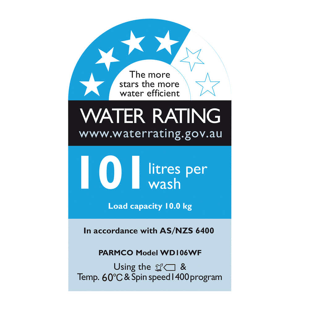 T Parmco WASH DRYER 10/6KG WHITE FRONTLOAD