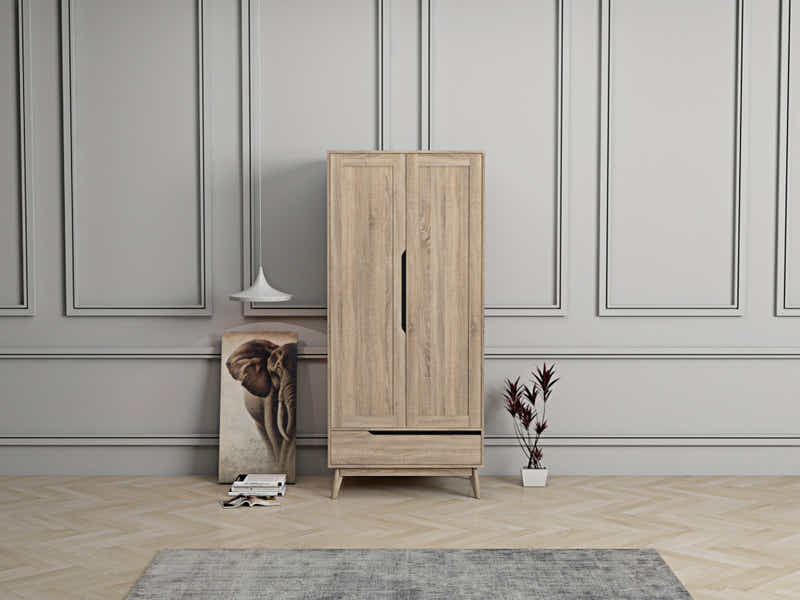 Fella 2 Doors Wardrobe With 1 Drawer