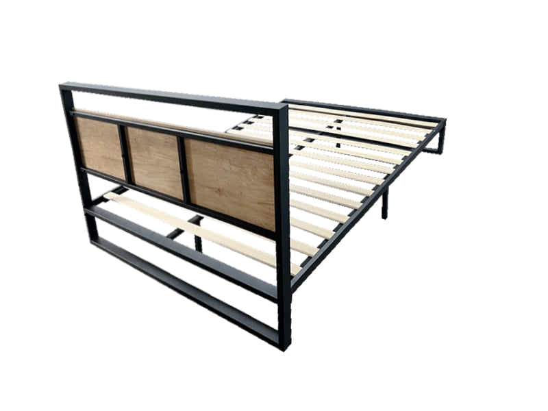 Whistler Metal Bed Frame & Euro Top Memory Foam Mattress GEL30 - Double