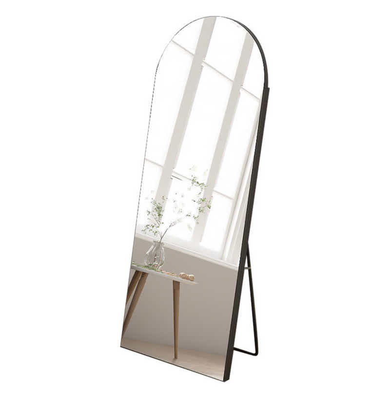 DS BS Arched Full Length Mirror With Stand 50×170cm -Black