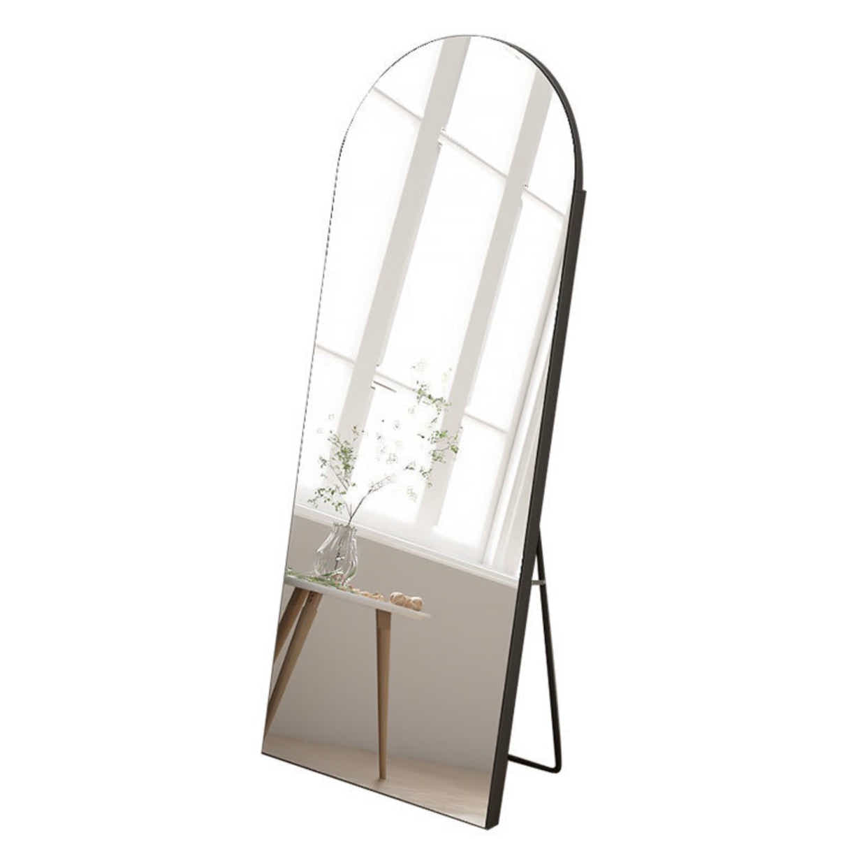 DS BS Arched Full Length Mirror With Stand 50×170cm - Glod
