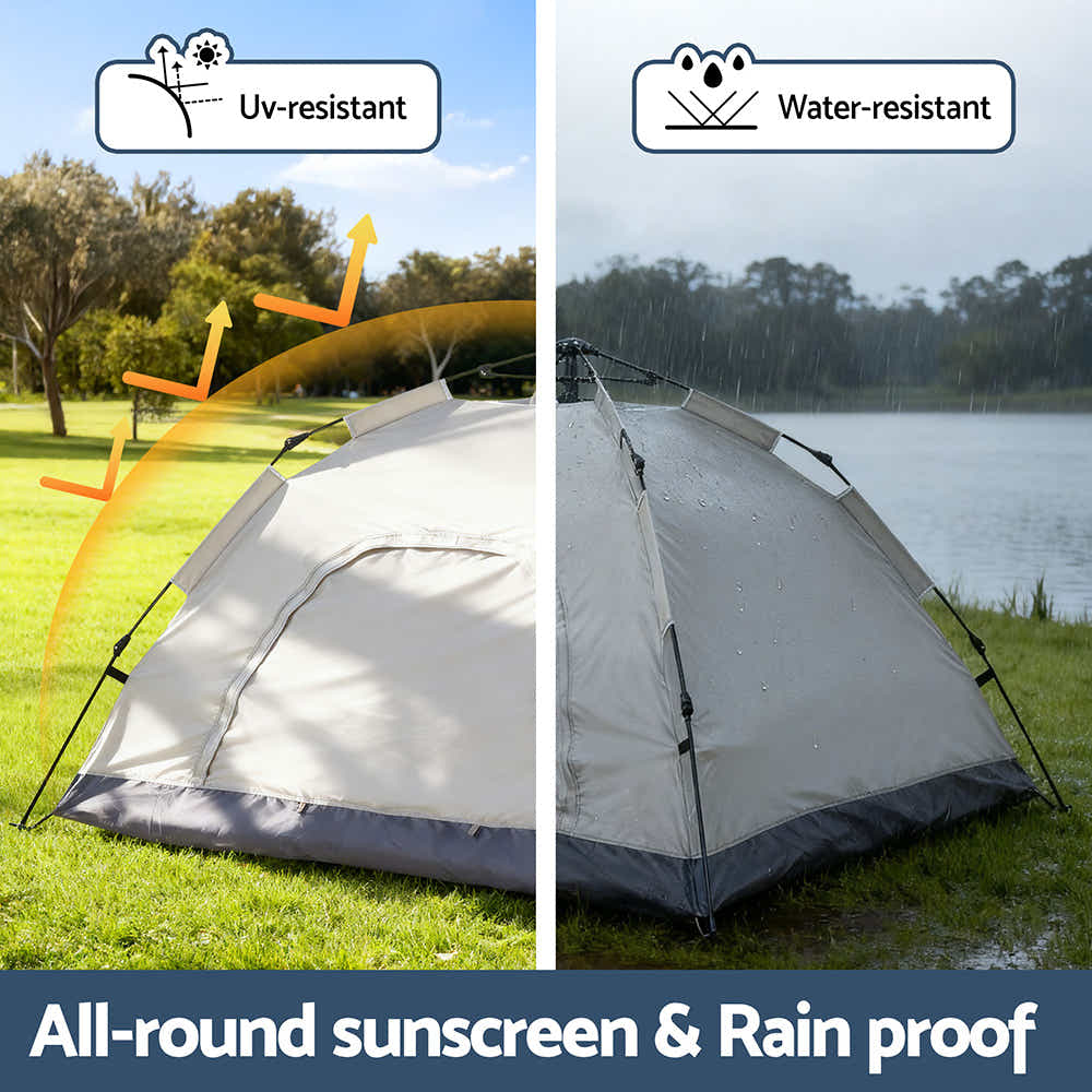 DS NA Weisshorn Camping Tent Instant Tent Pop up 2 Person Outdoor Hiking